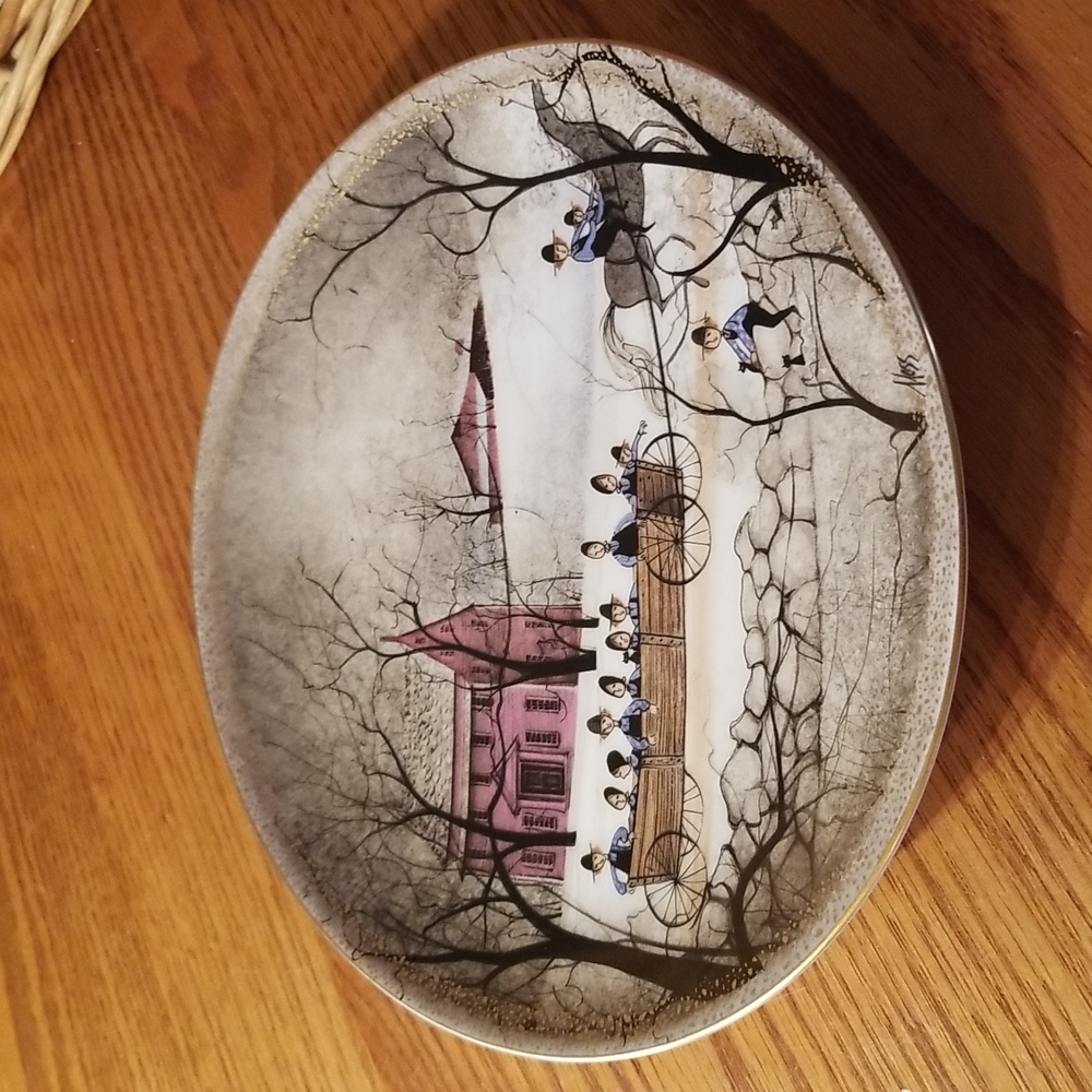 P. Buckley Moss "American Silhouettes" Collector's Plate
